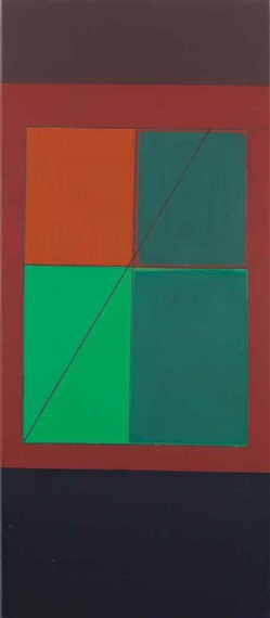 Form - Bezeichnen - Rot (Form - Identity - Red) by Günter Tuzina, 1989-1991