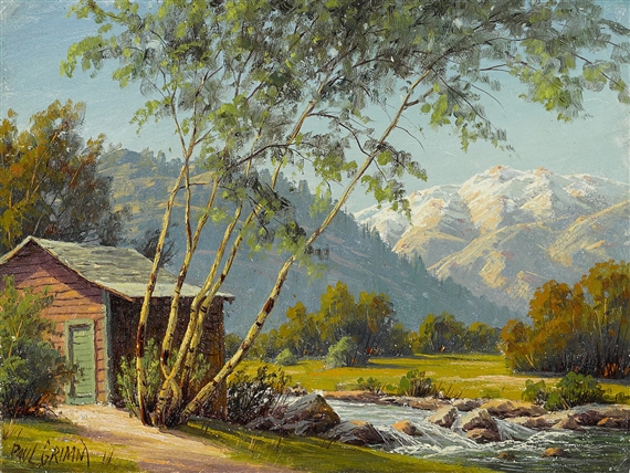 2 Works: Home by the Stream, Palm Springs Hacienda