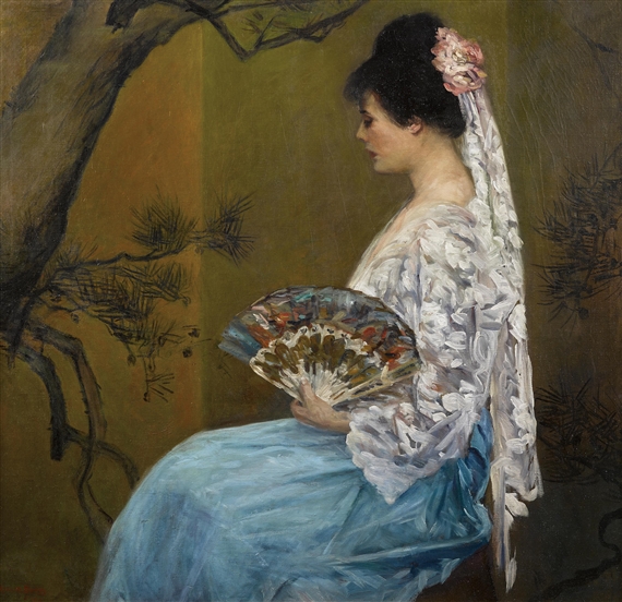 A Spanish Beauty by Louis Betts, 1900