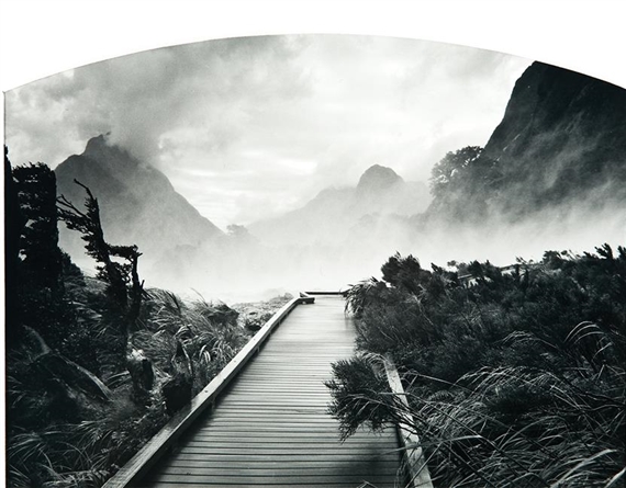 Beneath Bowen Falls To Mitre Peak, Fiordland 2000 by Wayne Barrar, 2000