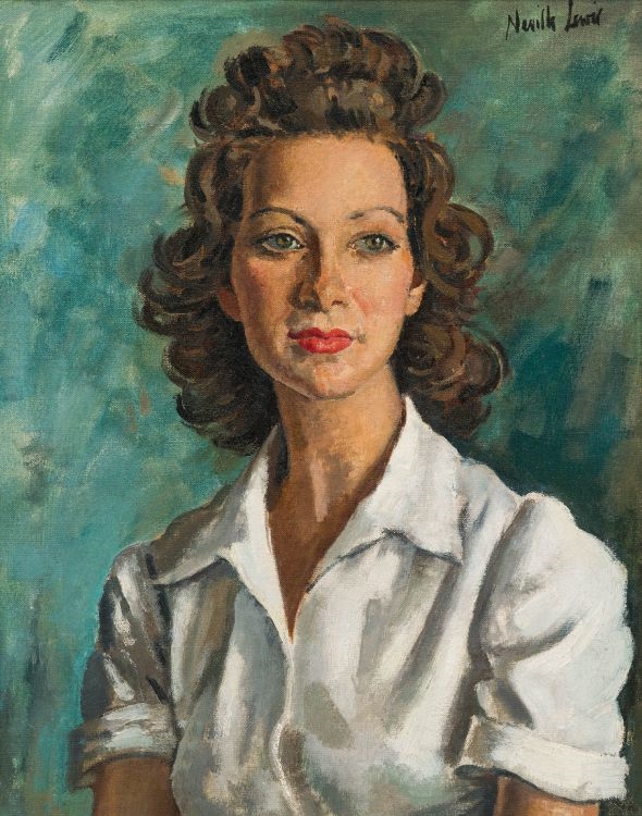 Portrait of Blanche Behrmann by A. Neville Lewis
