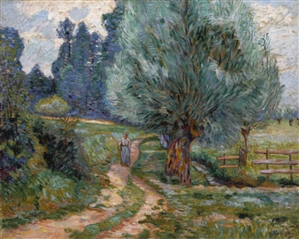 PROMENEUSES SUR LES BORDS DE L'ORGE - Armand Guillaumin