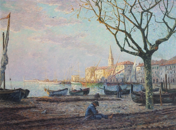 PORT DE MER DANS LE MIDI, EFFET DE SOLEIL