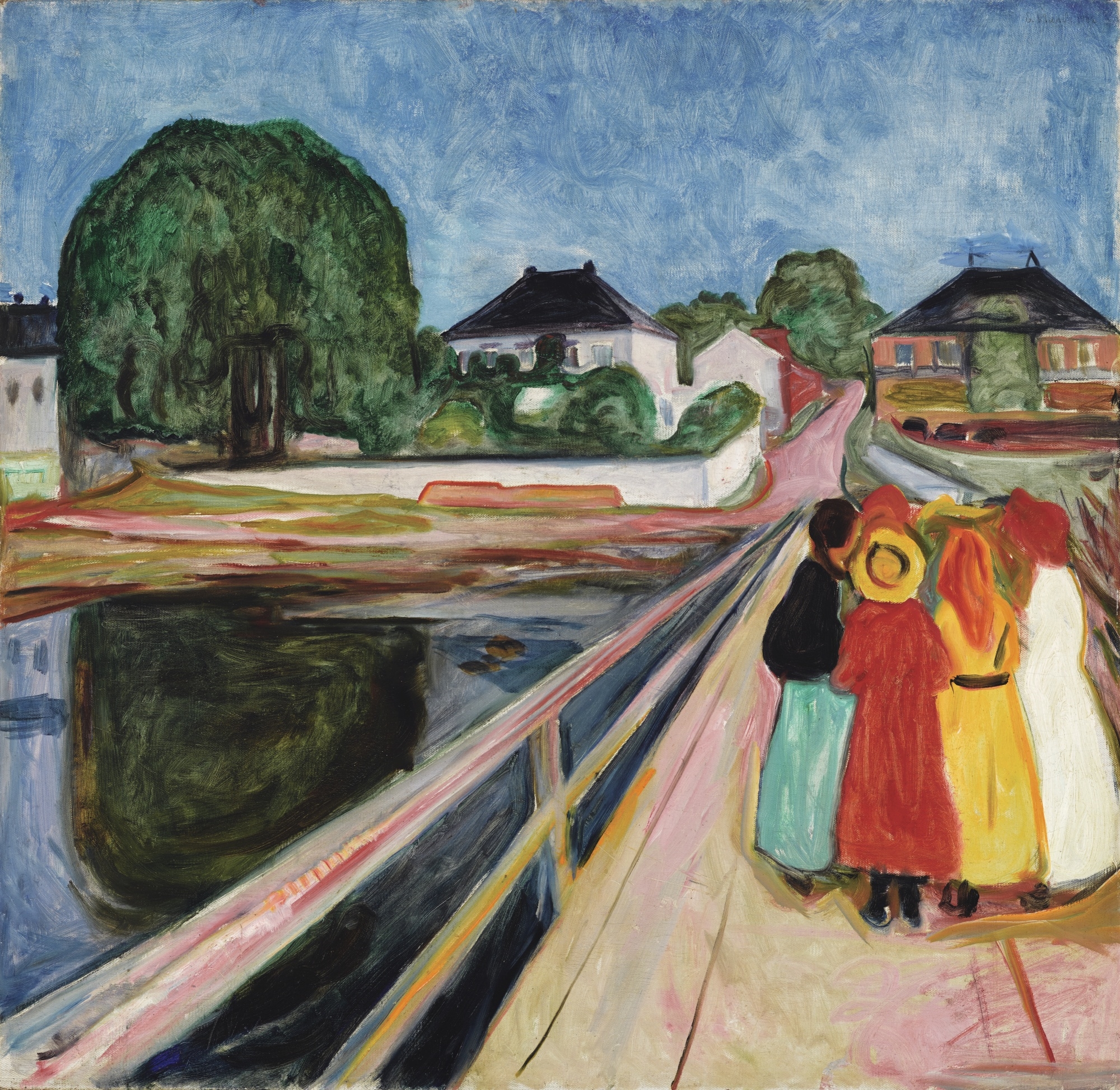 PIKENE PÅ BROEN (GIRLS ON THE BRIDGE) by Edvard Munch, 1902