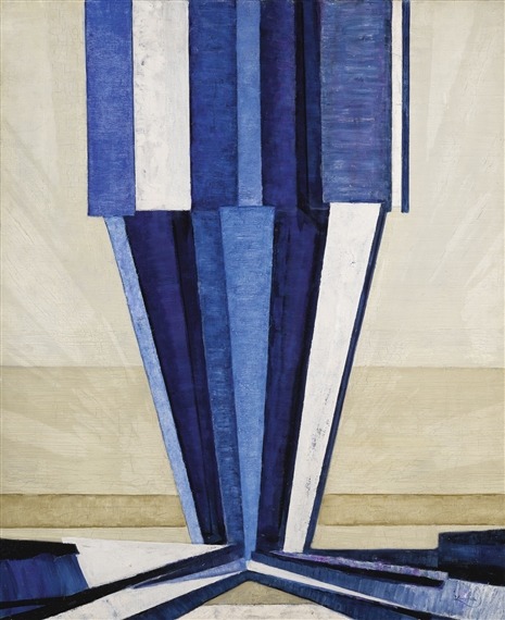 LA FORME DU BLEU by František Kupka, 1924