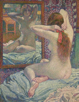LE RUBAN ÉCARLATE - Théo van Rysselberghe