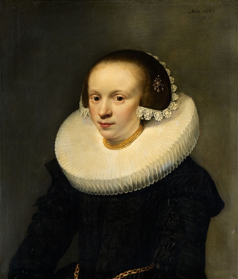 Van Ravesteyn Jan | Portrait of a Young Lady (1631) | MutualArt