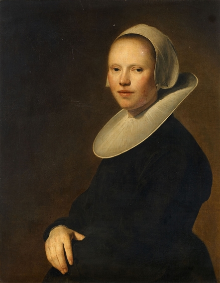 Jan Cornelisz Verspronck | Portrait of a Young Lady (1643) | MutualArt