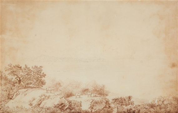 Jacob Philippe Hackert | A View of Capri and Procida in the Gulf of ...