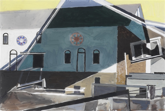 Barn Decorations (Hex Signs) by Charles Sheeler, 1959