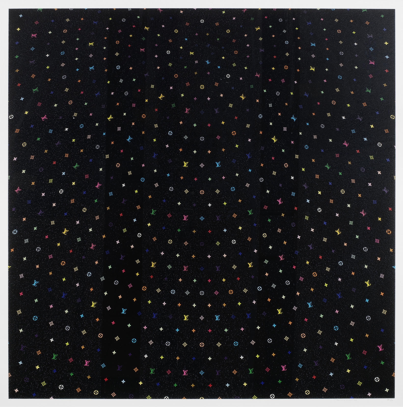 Takashi Murakami, Louis Vuitton | Eye Love Superflat (black) (2003) |  Available for Sale | Artsy