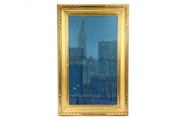 New York Nocturne by Colin Campbell Cooper, 1914