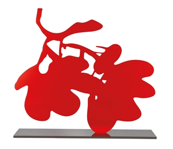 Red Latern Flowers 2014 - Donald Sultan