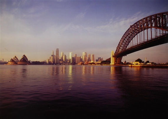 Summer Morning over Sydney from Kirribilli