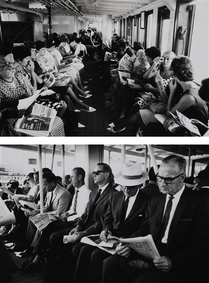 Two Works: Ferry Commuters, I and II