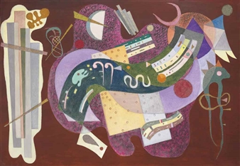 Rigide et courbé - Wassily Kandinsky