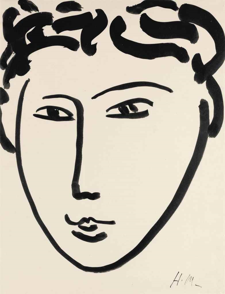 Henri Matisse | Tête de femme (1952) | MutualArt
