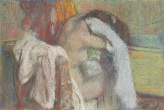 Femme à sa toilette