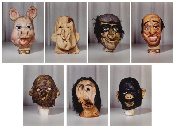 MASKS (SMALL) FROM THE PROPO SERIES (PORTFOLIO OF 7)