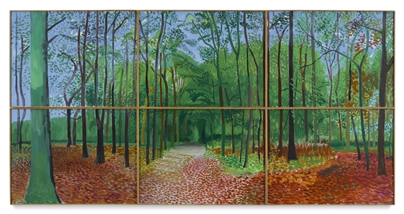 WOLDGATE WOODS, 24, 25, AND 26 OCTOBER by David Hockney, 2006