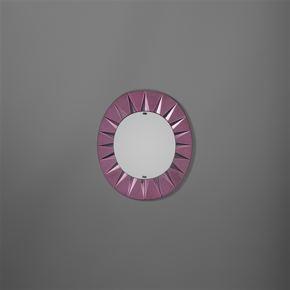 Rare and Important Mirror by Fontana Arte, circa 1950