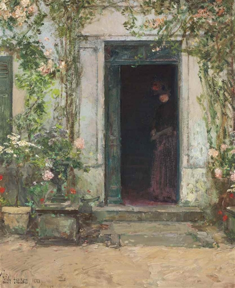 In the Doorway by Childe Hassam, 1888