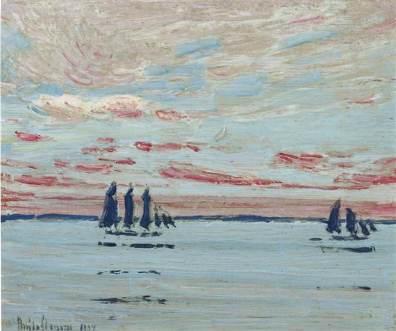 The New Moon by Childe Hassam, 1907