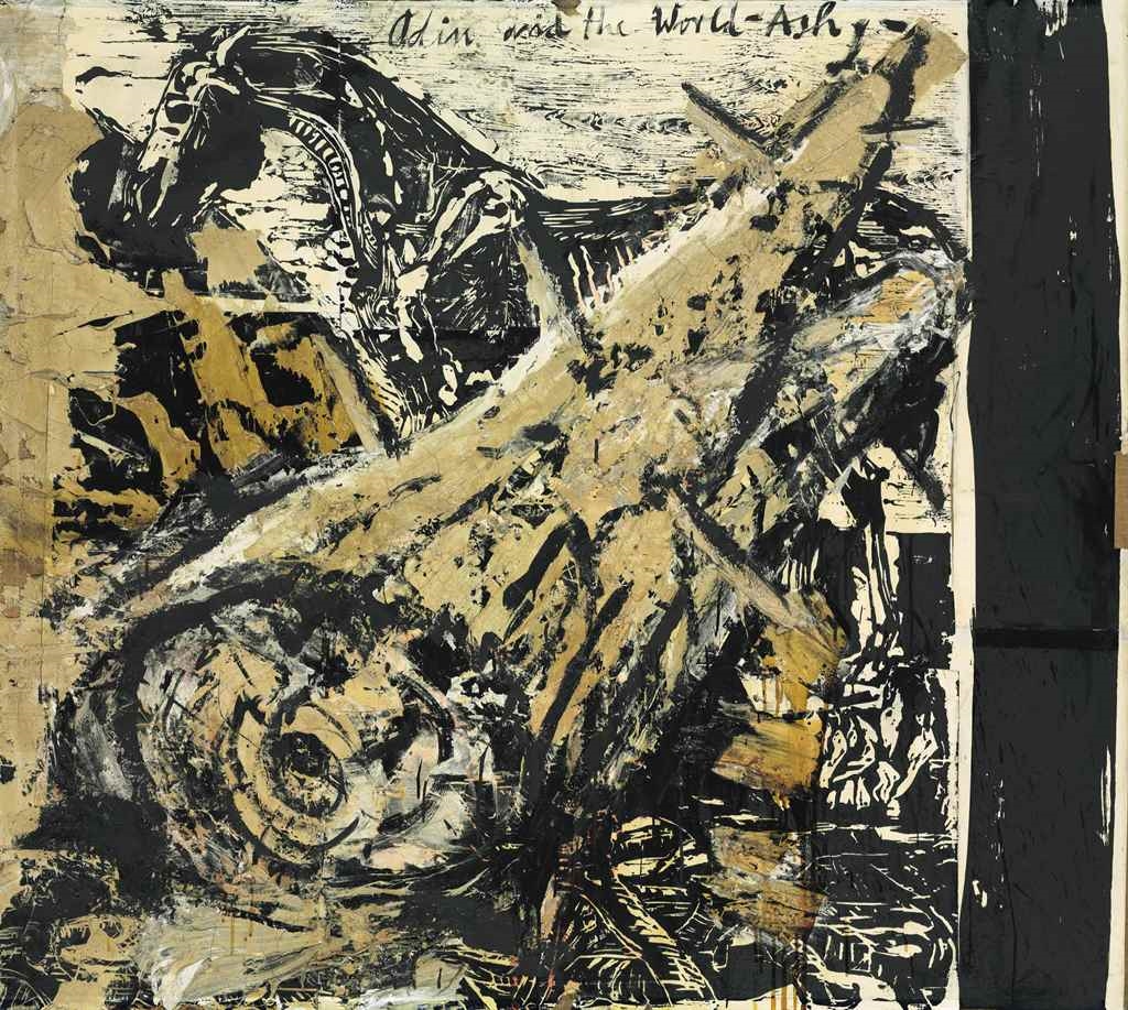 Odin and the World-Ash by Anselm Kiefer, 1981