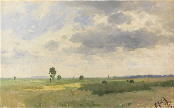 Chiemgauer Landschaft by Frants Alekseevich Rubo, 1914