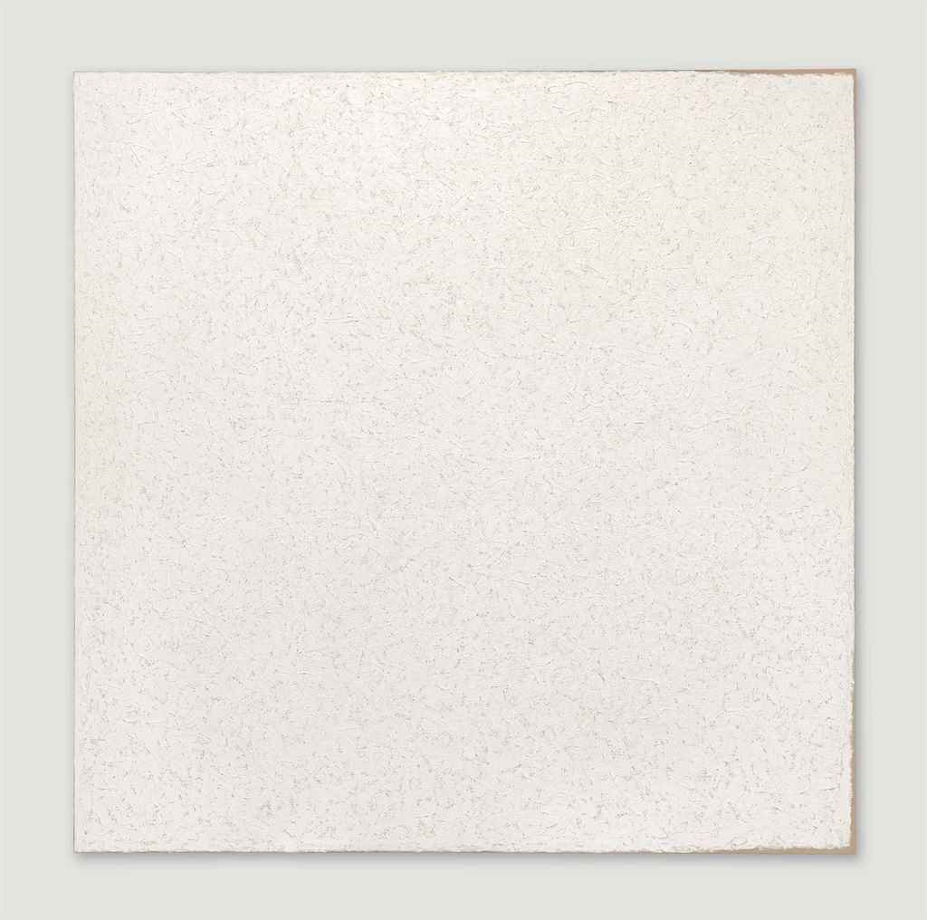 Artwork by Robert Ryman, Connect, Made of oil on canvas