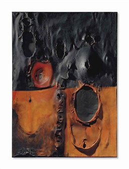 Rosso Combustione Plastica - Alberto Burri