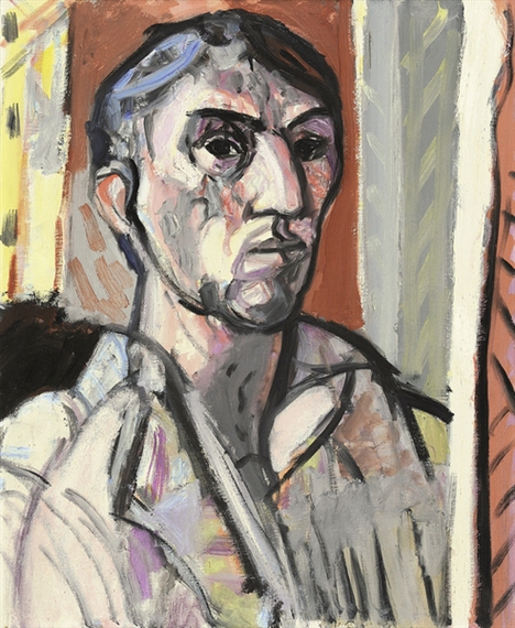 Selbstporträt by Max Gubler, 1949,1950