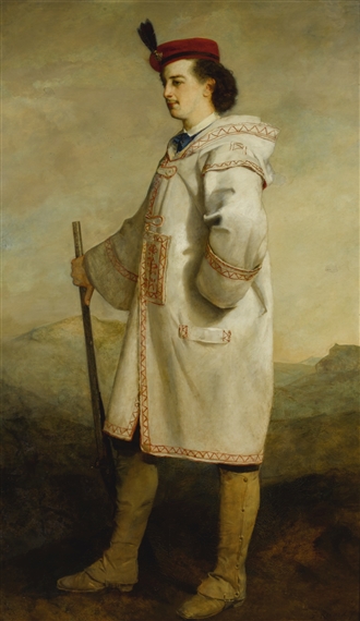 PORTRAIT OF PRINCE PAUL DEMIDOFF by Gustave Ricard, 1859