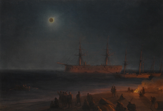 SOLAR ECLIPSE IN FEODOSIA by Ivan Aivazovsky, 1876
