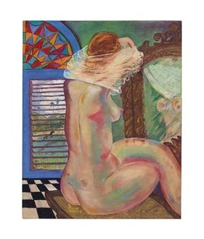 Desnudo de Eva en el Hurón Azul - Carlos Enríquez Gómez