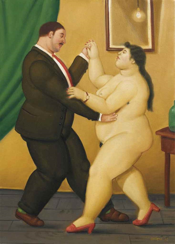 Dancers by Fernando Botero, 2003
