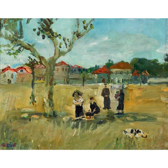 Zigeuner in Arles by Willy Leopold Guggenheim Varlin, 1938