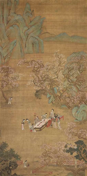 Spring Gathering by Qiu Ying