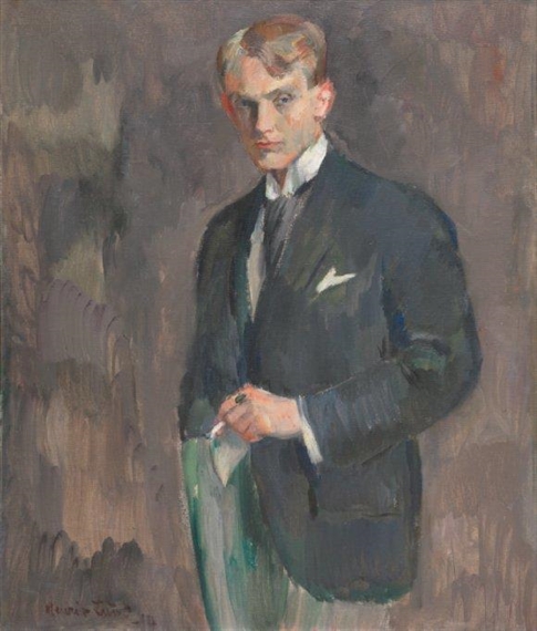 Portrett av Carl Buchardt by Henrik Lund, 1914