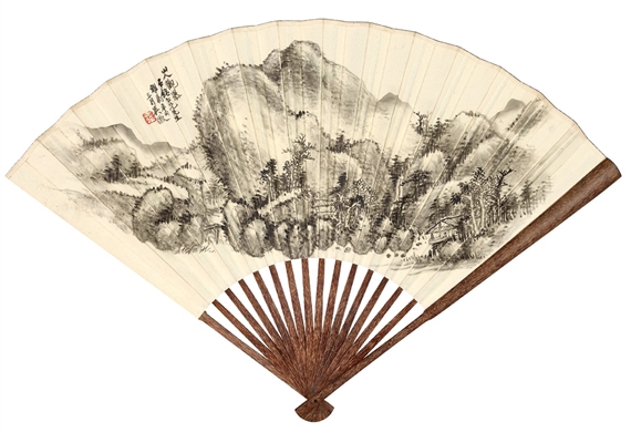 WATERFALL IN THE MOUNTAINS