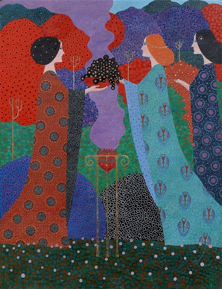 Le Mille e una notte by Vittorio Zecchin, 1914