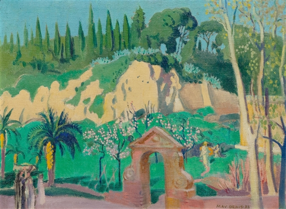 Vue de la Villa Balestra by Maurice Denis, 1928