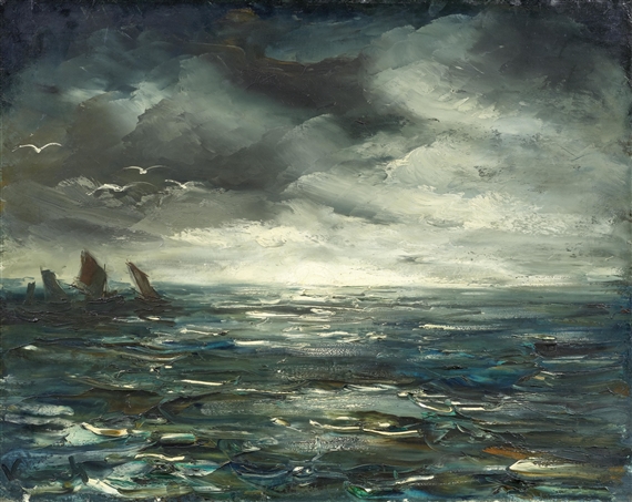 Marine by Maurice de Vlaminck, Circa 1937-1938