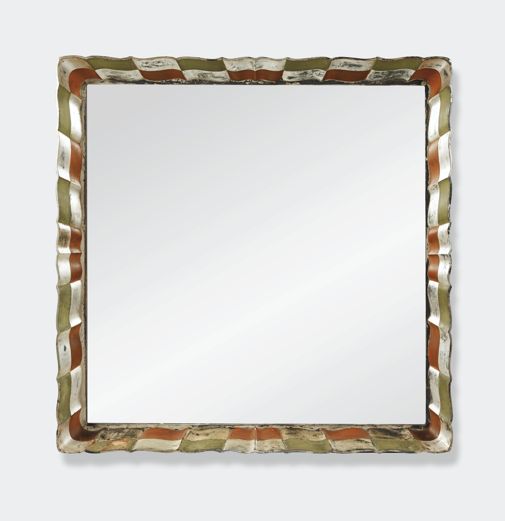 Artwork by Otto Prutscher, Miroir, Made of painted wood