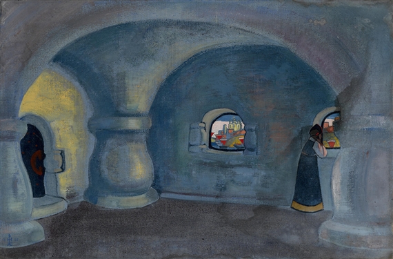 Sadko's Chamber by Nicholas Roerich, 1920