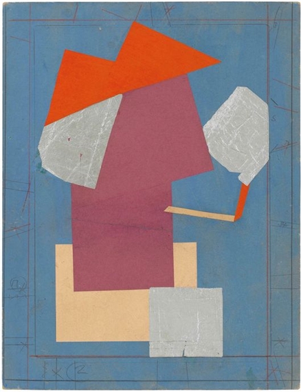 Der Raucher by Hermann Glöckner, 1972