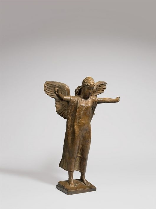 Artwork by Gerhard Marcks, Eirene, Made of Bronze with brown patina