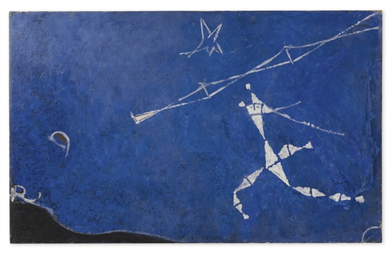 ANGELO RIBELLE by Osvaldo Licini, 1958