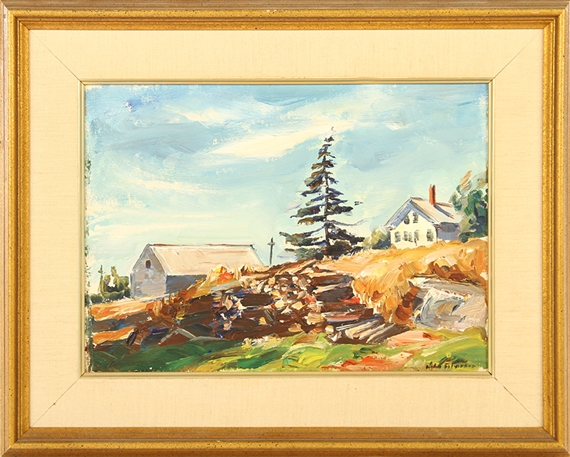 Wood Pile by John Fulton Folinsbee