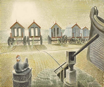 Eric Ravilious | Rye Harbour | MutualArt